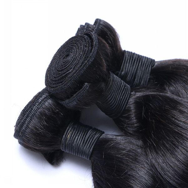 Virgin hot sale human Brazilian loose wave  extensions       LM012